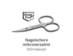 Nagelschere mikroverzahnt