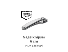 Nagelknipser, universal (6 cm) INOX | ApoLine-Pflege
