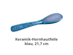 Keramik Hornhautpfeile blau 21,7 cm
