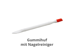 Gummihuf mit Nagelpfeile