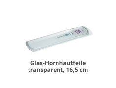 Glas Hornhautpfeile transparent